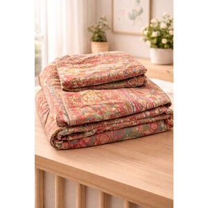 Pottery Barn Rosalie Paisley King Duvet Cover & Pillow Shams 2015 Israel